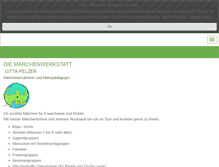Tablet Screenshot of maerchenwerkstatt-pelzer.de